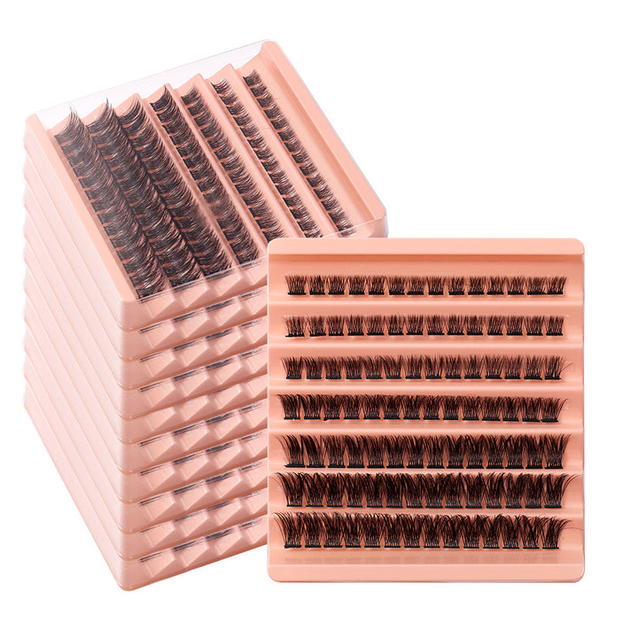 Extensiones de pestañas naturales y densas, 98 unidades, 8-16 mm