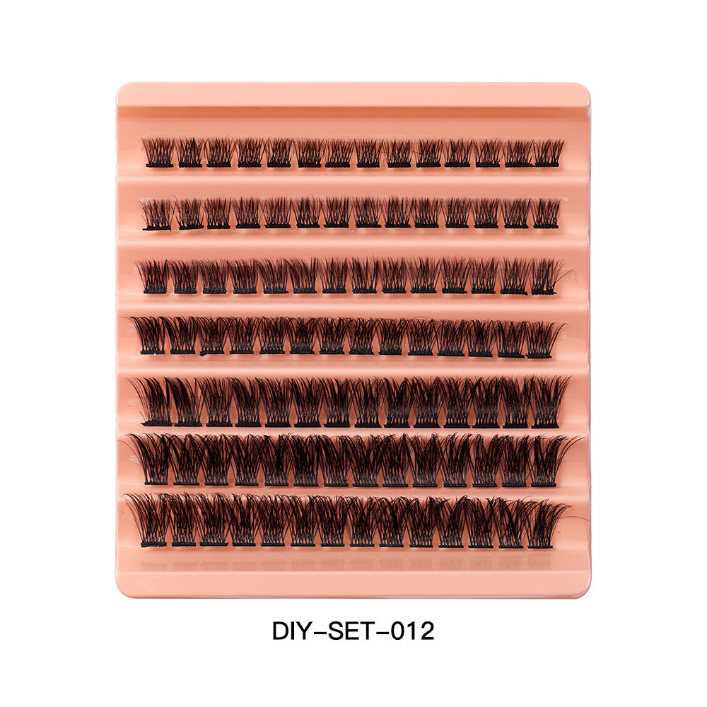 Extensions de cils à faire soi-même, grappes de cils denses et naturelles, 98 pièces, 8 à 16MM