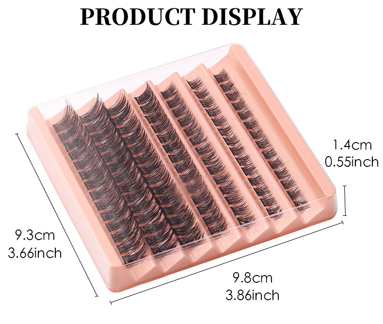 Extensions de cils à faire soi-même, grappes de cils denses et naturelles, 98 pièces, 8 à 16MM