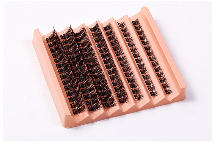 Extensiones de pestañas naturales y densas, 98 unidades, 8-16 mm