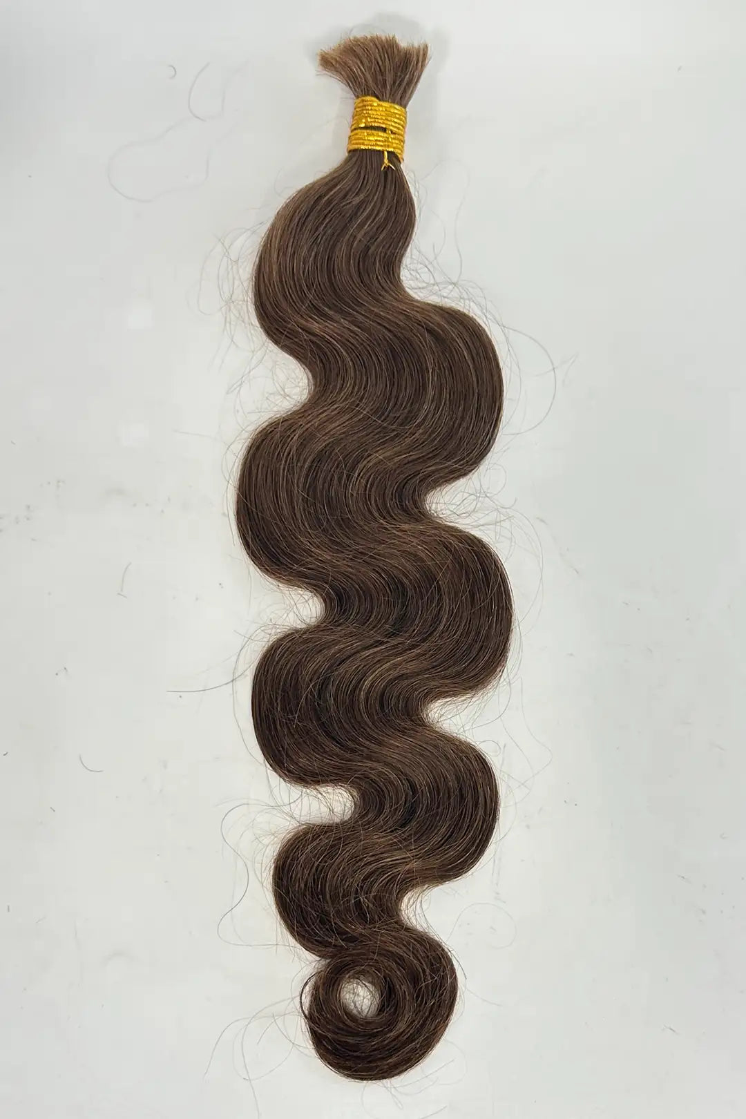 Double Drawn Body Wave Bulk Human Hair for Braiding #4/30 Mixed Color 22 Inch
