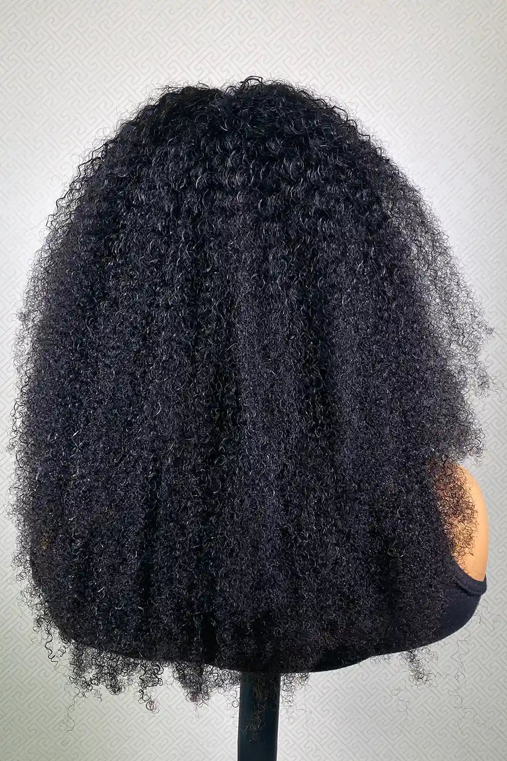 Designer Wigs - Natural Color Kinky Curly Headband Wig Styles