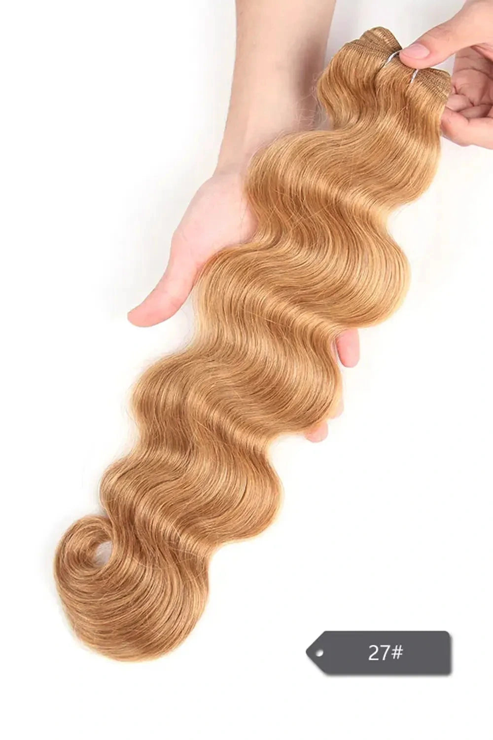 #27 Honey Blonde Cambodia Virgin Hair Bundles Sew in Extensions Body Wave