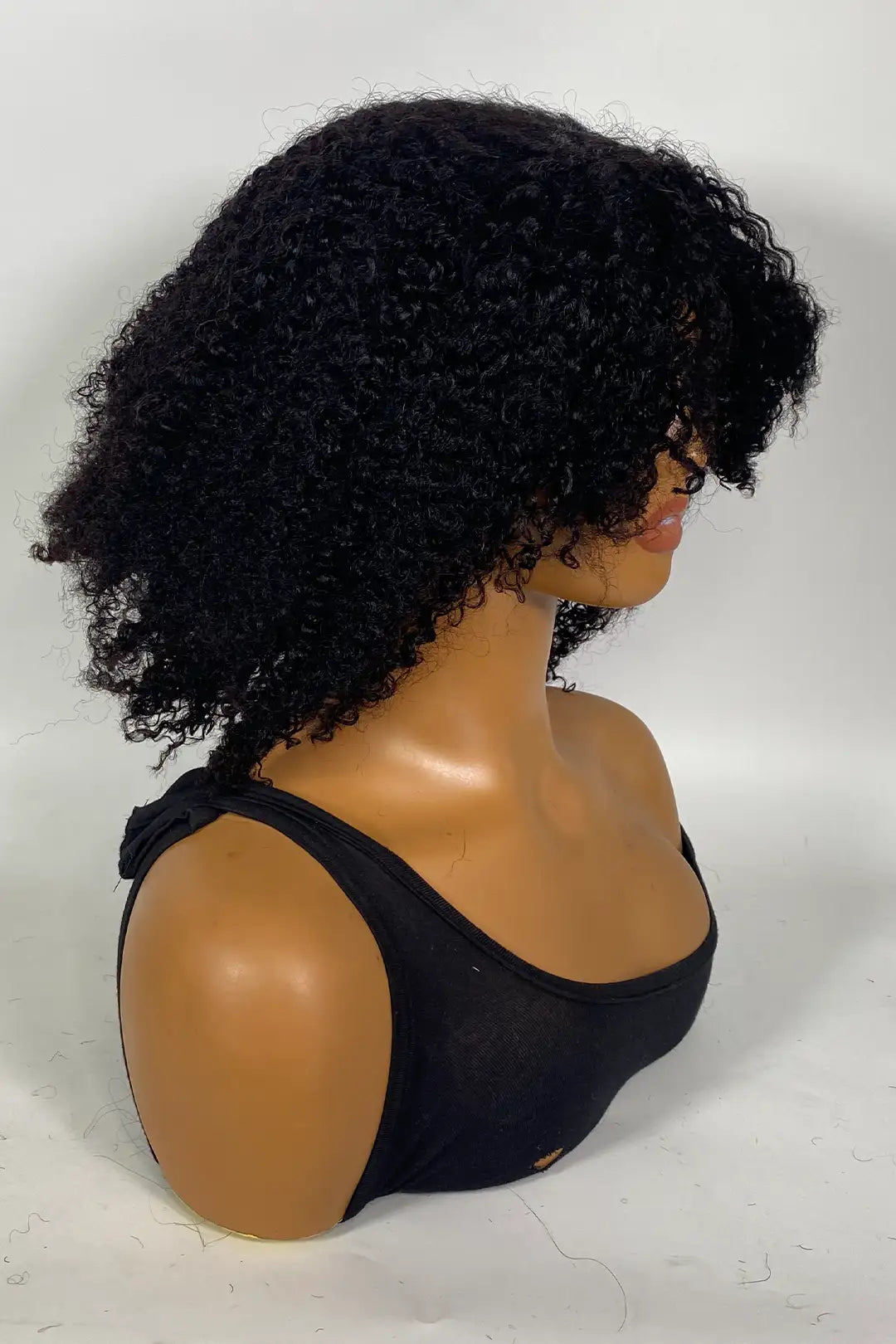 Perruque afro crépue bouclée sans dentelle