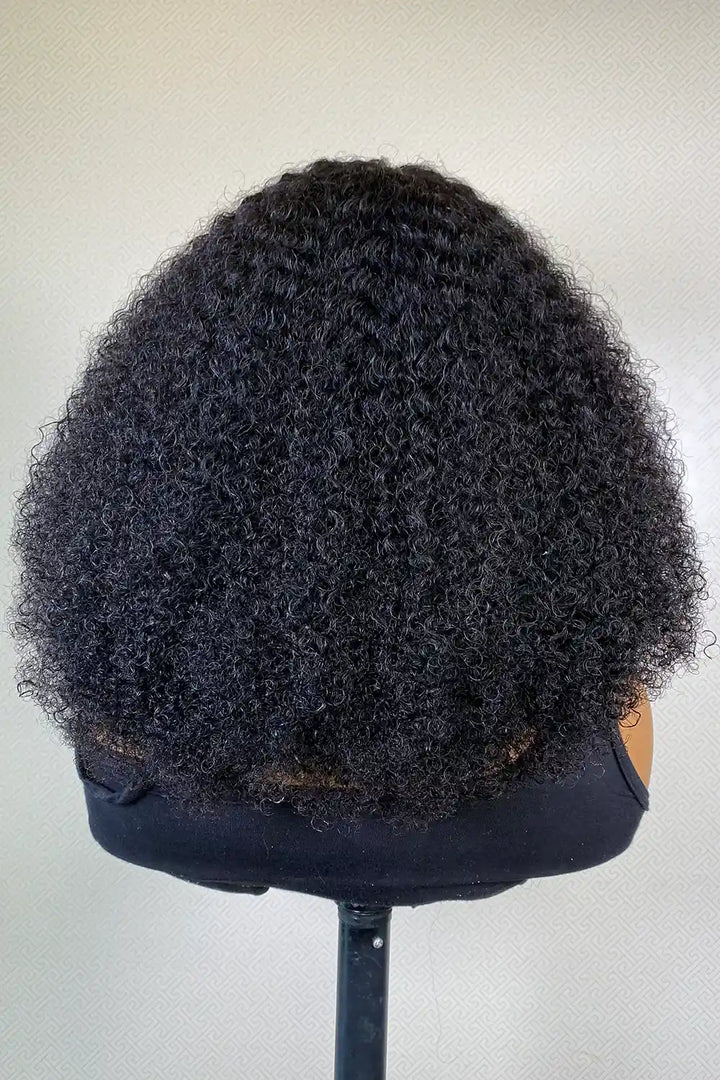 Designer Wigs - Jerry Curly No Lace Scalp Top Glueless Short Wig With Bangs