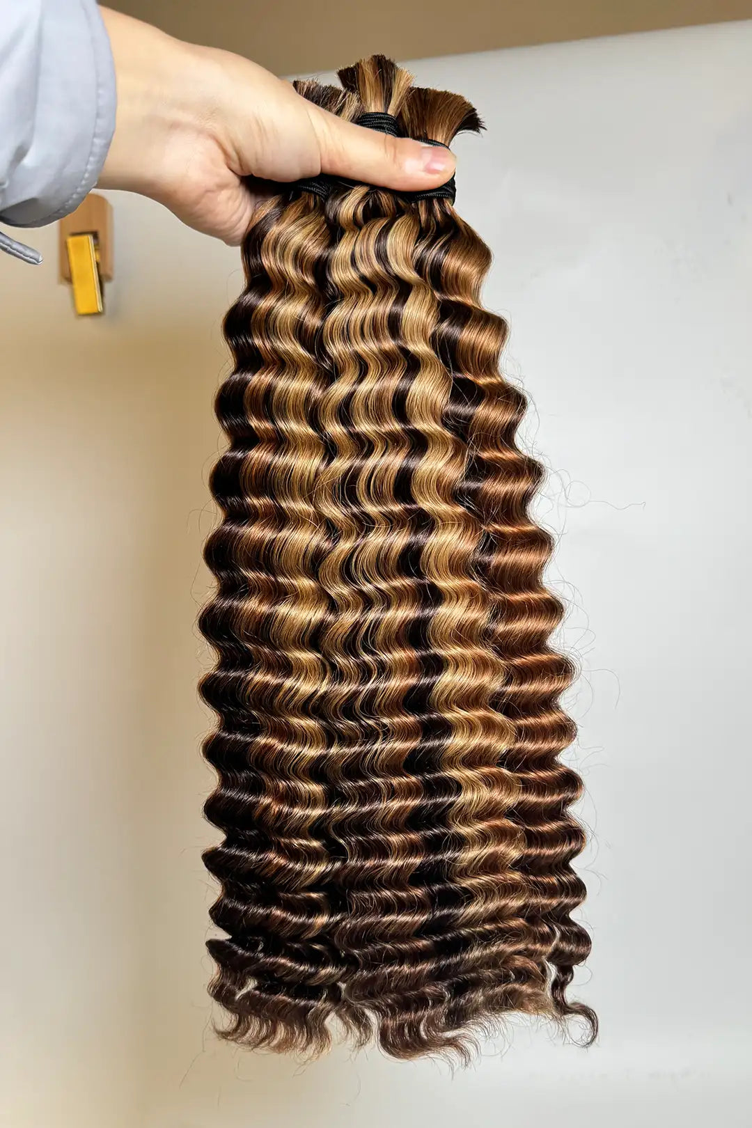 #4A/27/30 Cheveux ondulés profonds couleur piano pour tressage BU55