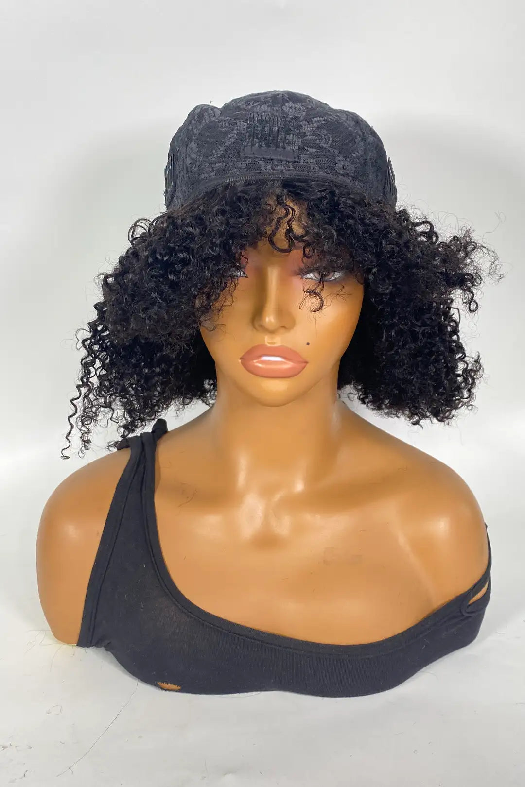 Perruque afro crépue bouclée sans dentelle