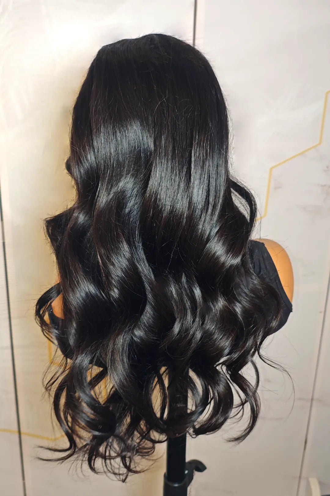 Wear and Go 7x5 Lace Frontal Wig Straight Human Hair Natural Black