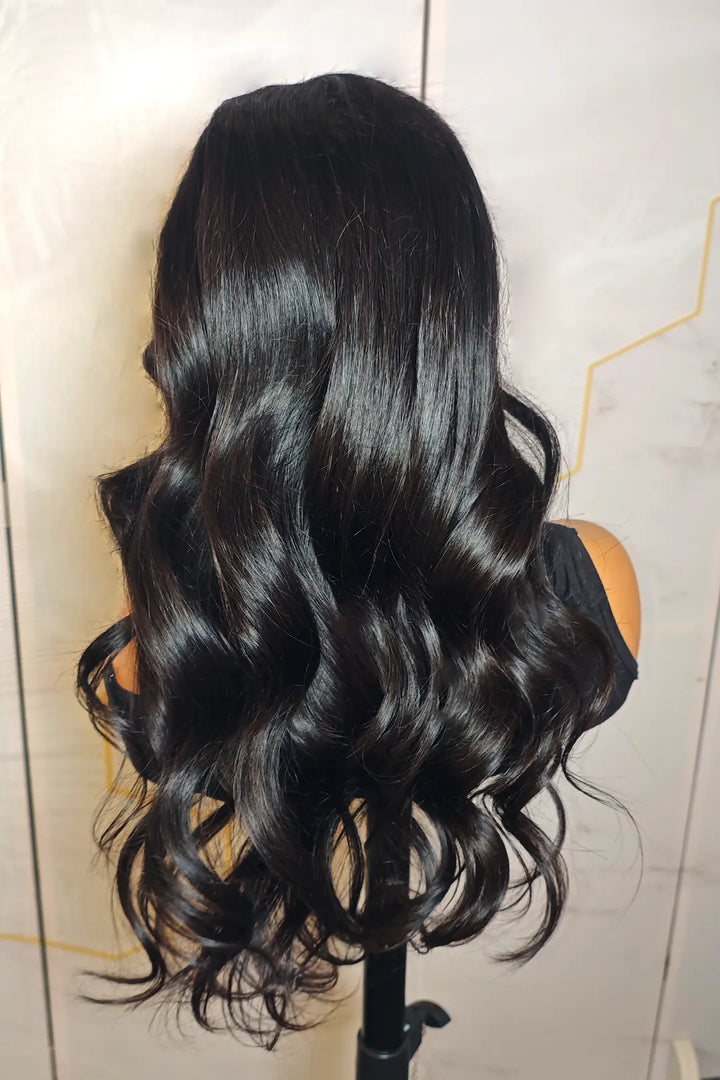 Wear and Go 7x5 Lace Frontal Wig Straight Human Hair Natural Black