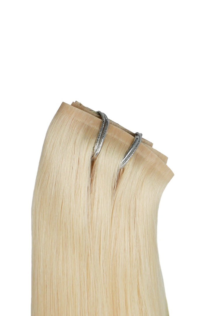 613 Blonde Seamless Clip in Hair Extensions 2