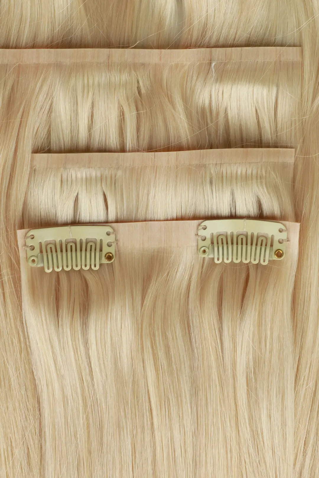 613 Blonde Seamless Clip in Hair Extensions 4