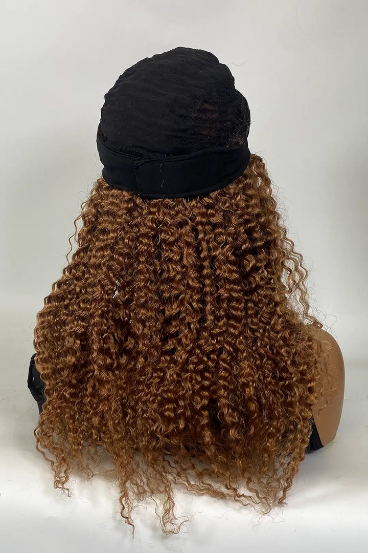 Perruque bandeau couleur n° 30, cheveux humains brésiliens