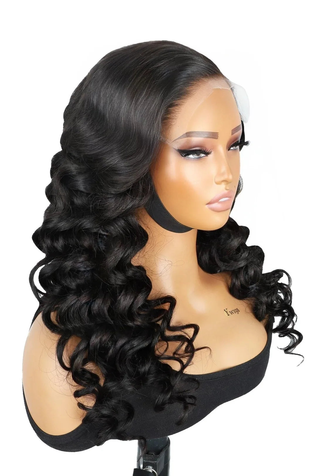 7x7 HD Lace Closure Wig Loose Wave Natural Black