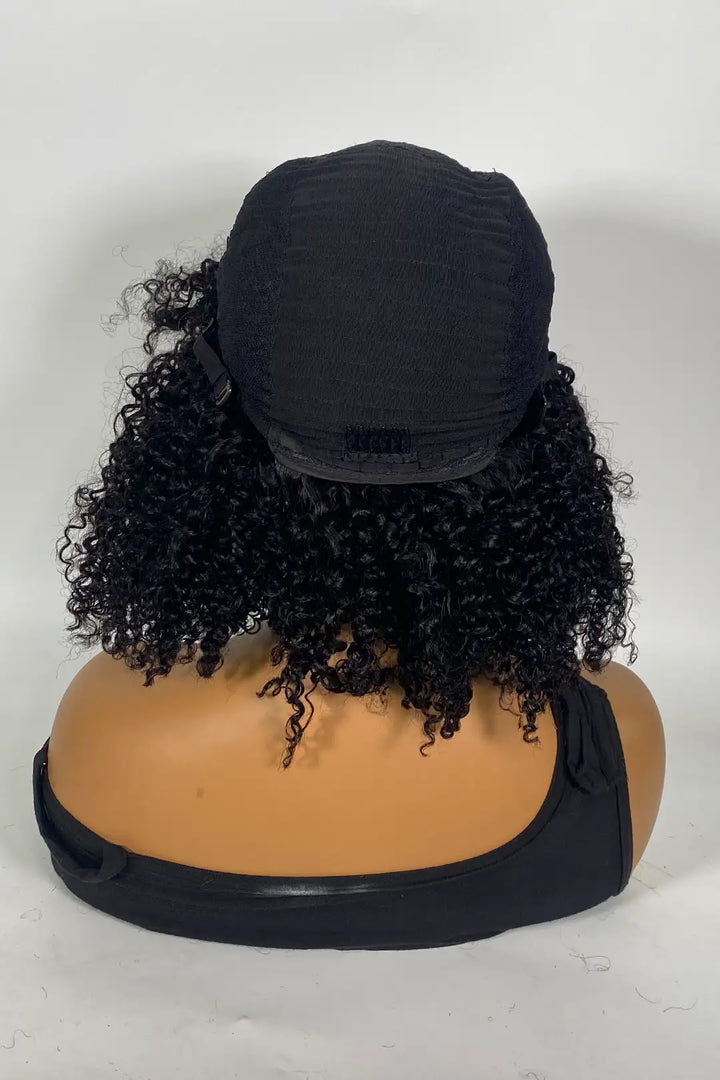 Perruque afro crépue bouclée sans dentelle