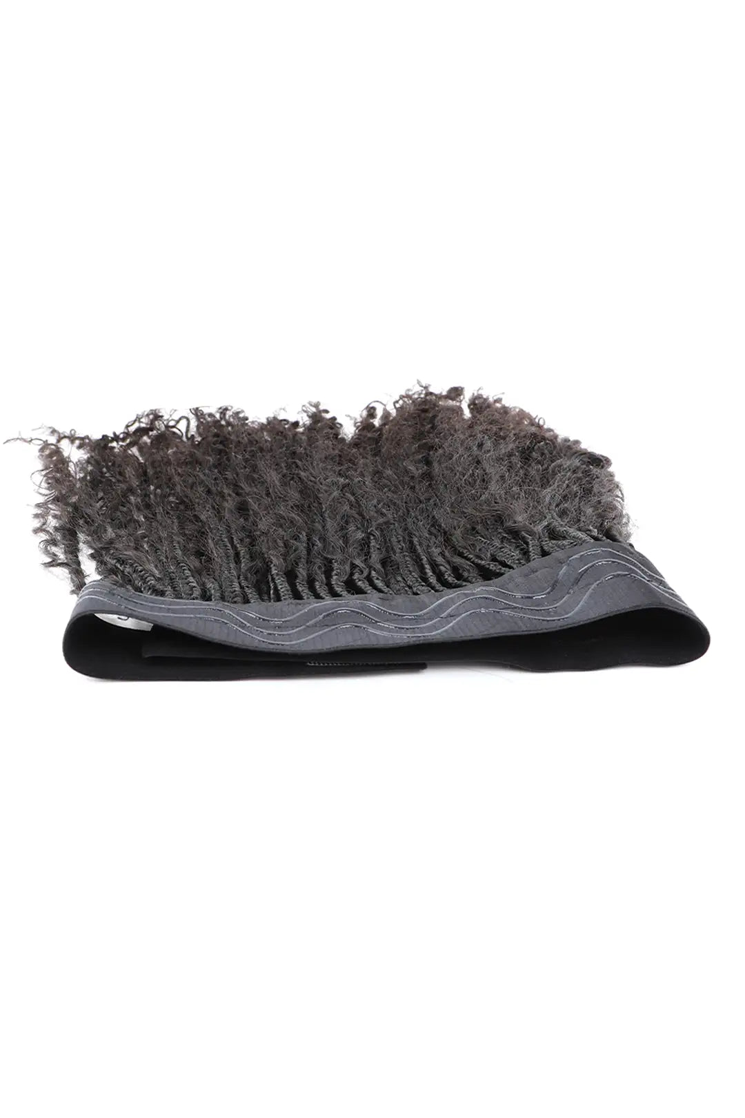 Geflochtenes Stirnband im Boho-Stil mit menschlichen Haarlocken BH01