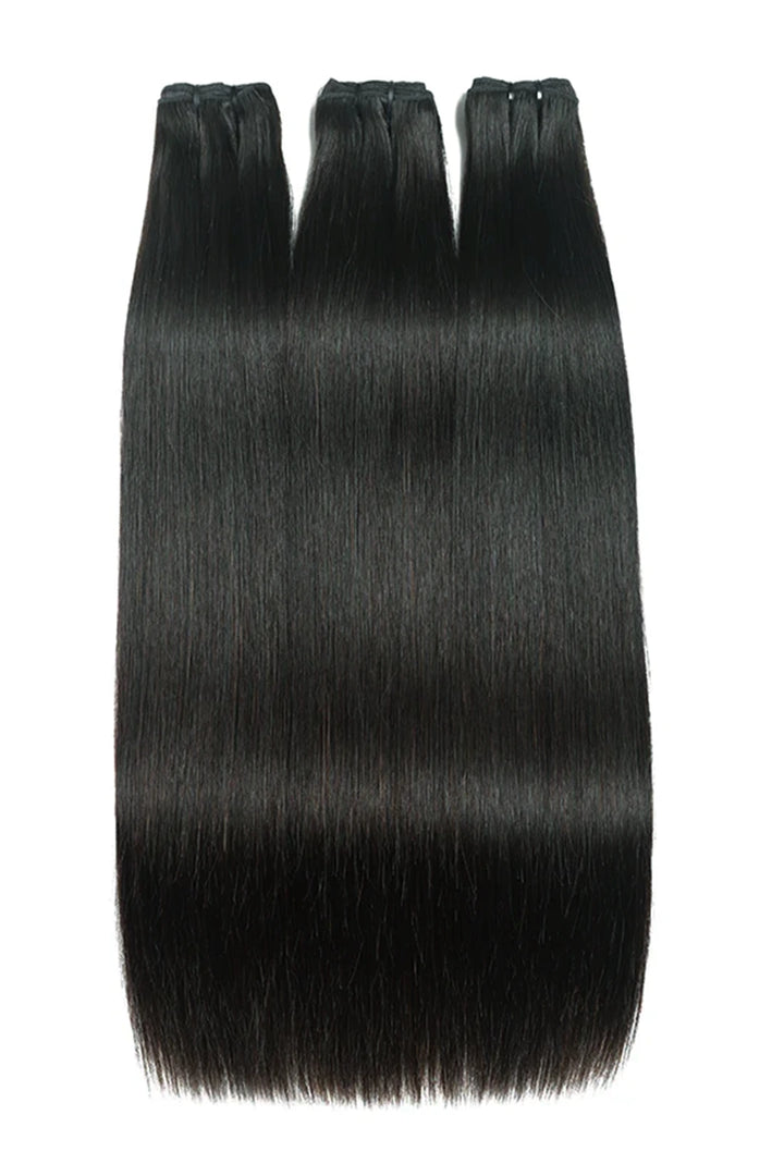 Cambodia raw hair bundle straight natural color 12a-1