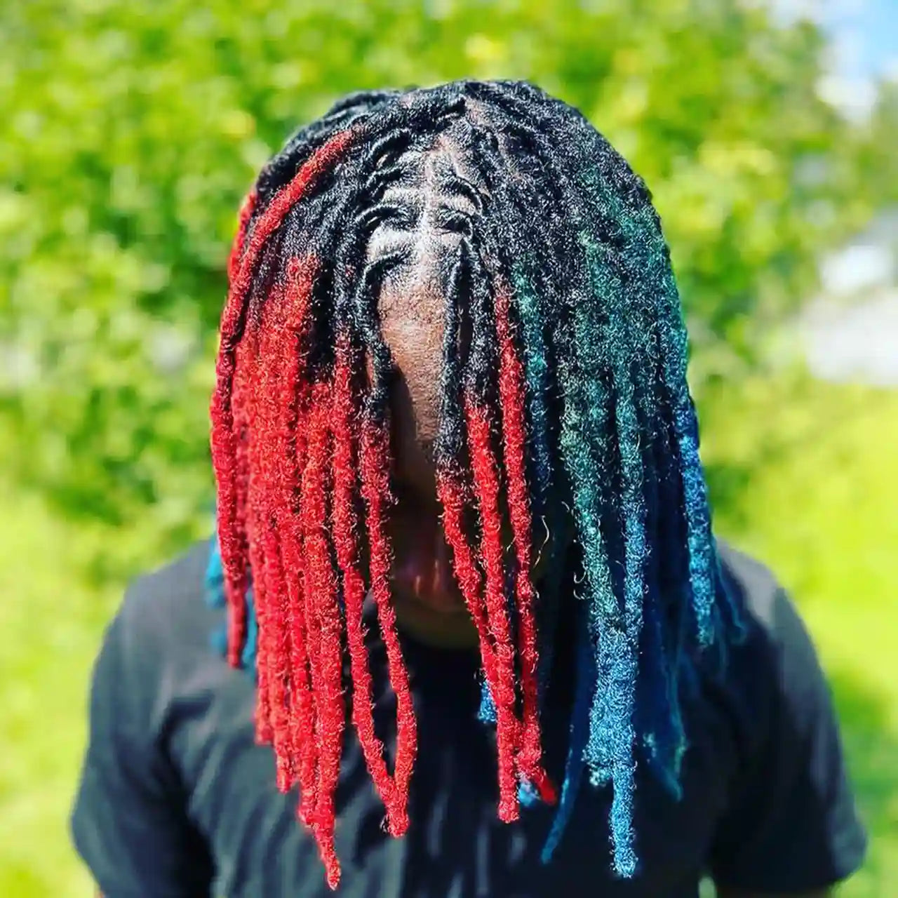 Can the human hair dreadlock extensions be dyed and bleached?