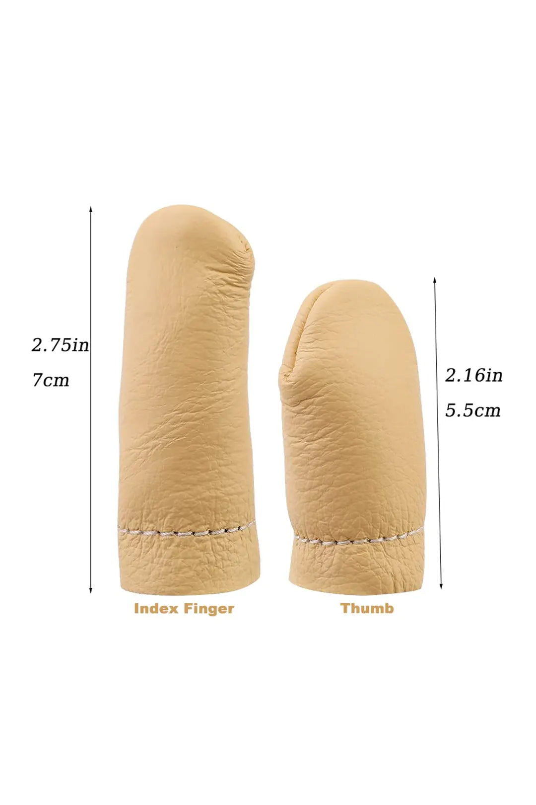 Crochet Finger Guard Dimensions