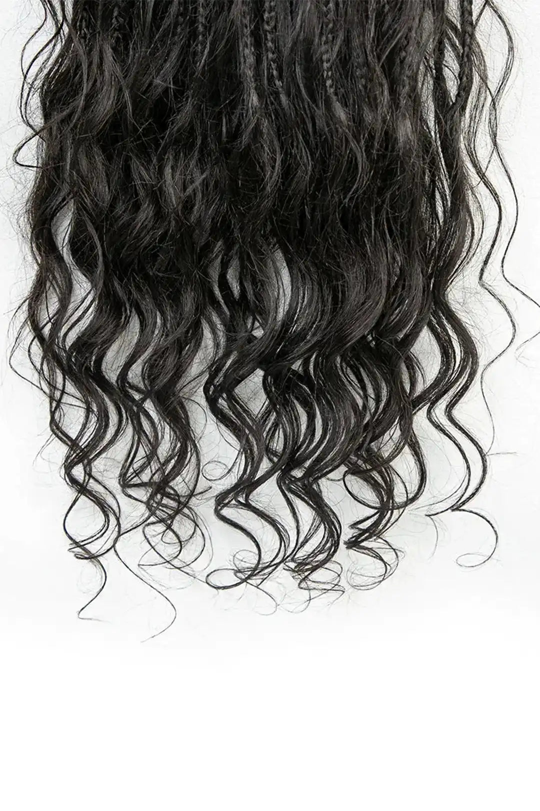 Tresses sirène au crochet avec boucles de cheveux humains pré-bouclées Loose Wave BB03