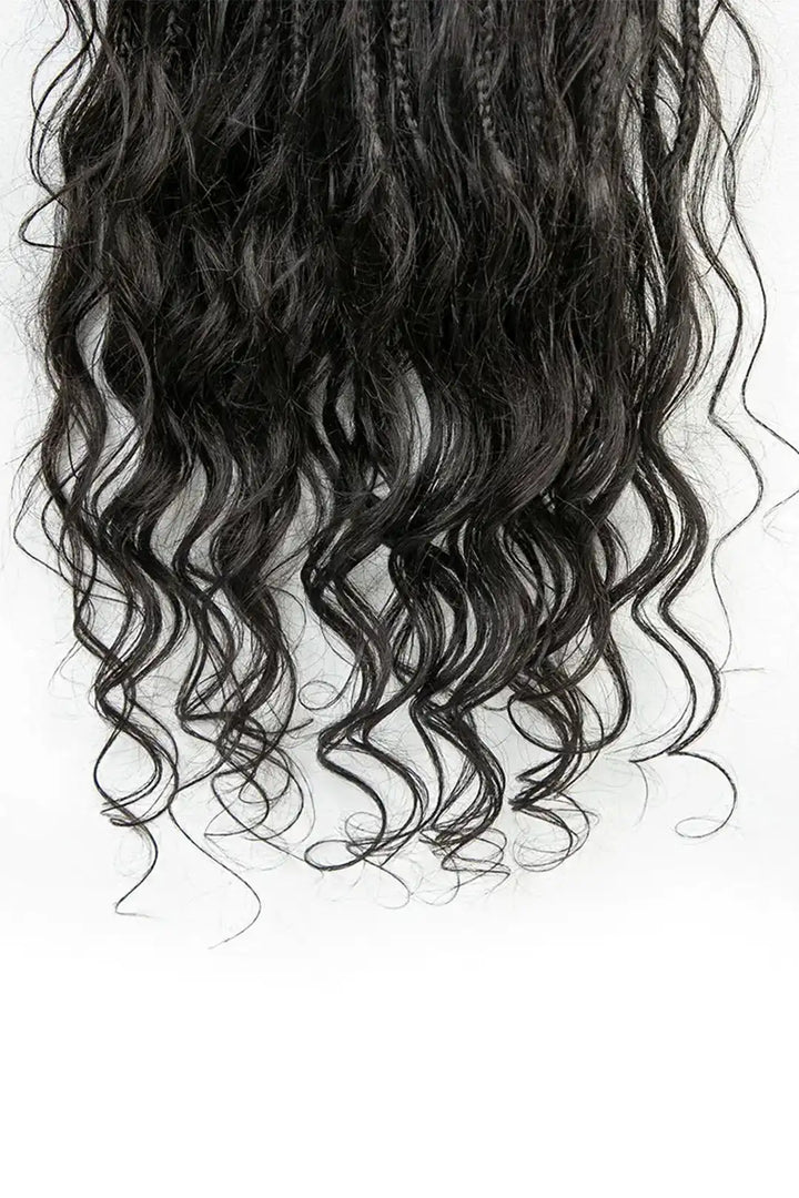 Tresses sirène au crochet avec boucles de cheveux humains pré-bouclées Loose Wave BB03