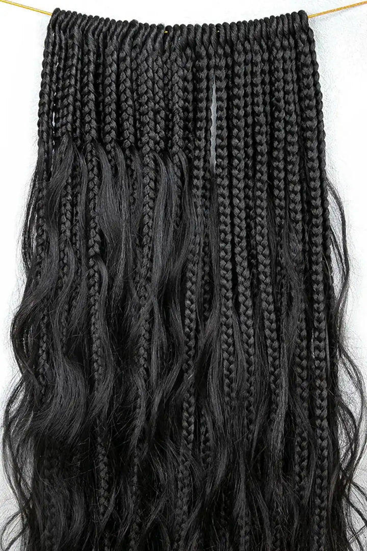 Tresses sirène au crochet avec boucles de cheveux humains pré-bouclées Loose Wave BB03