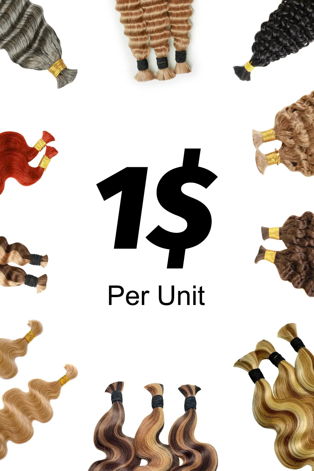 Custom Order for Human Hair Products – $1 per Unit