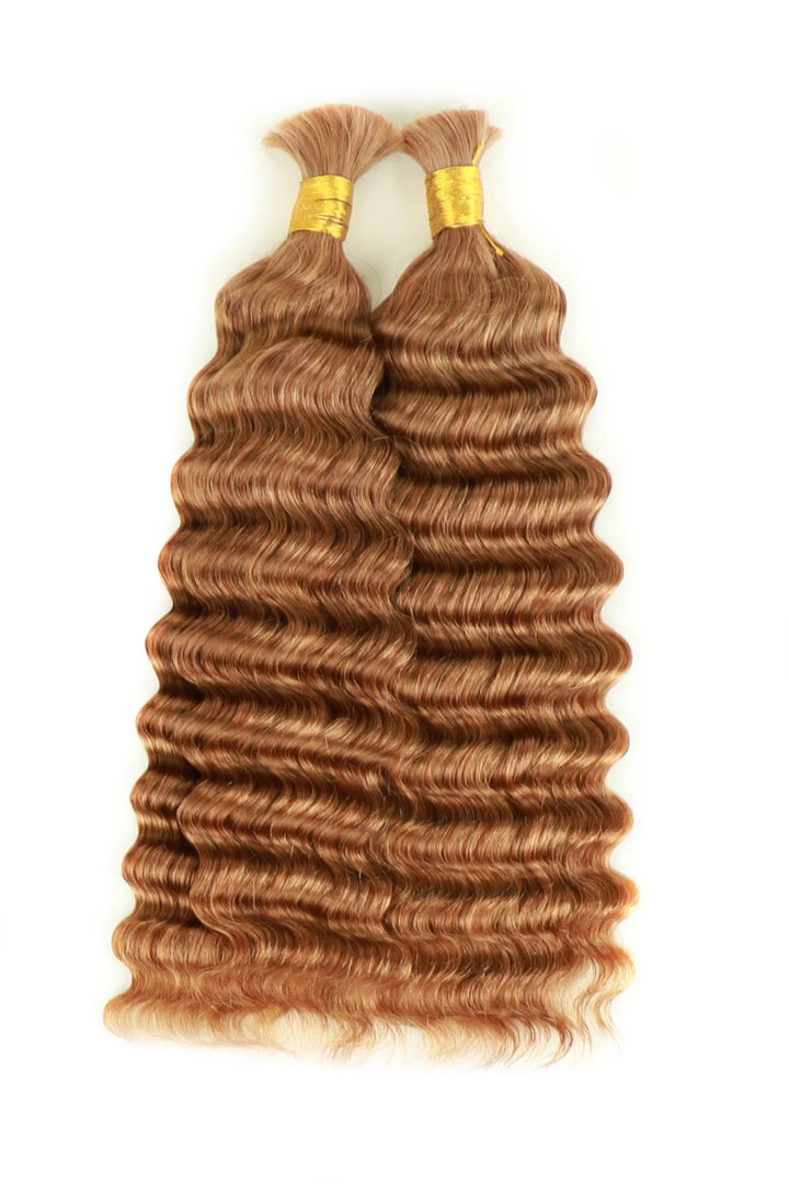 Doppelt gezogenes #30a helles Auburn-Massehaar mit tiefer Welle BU46