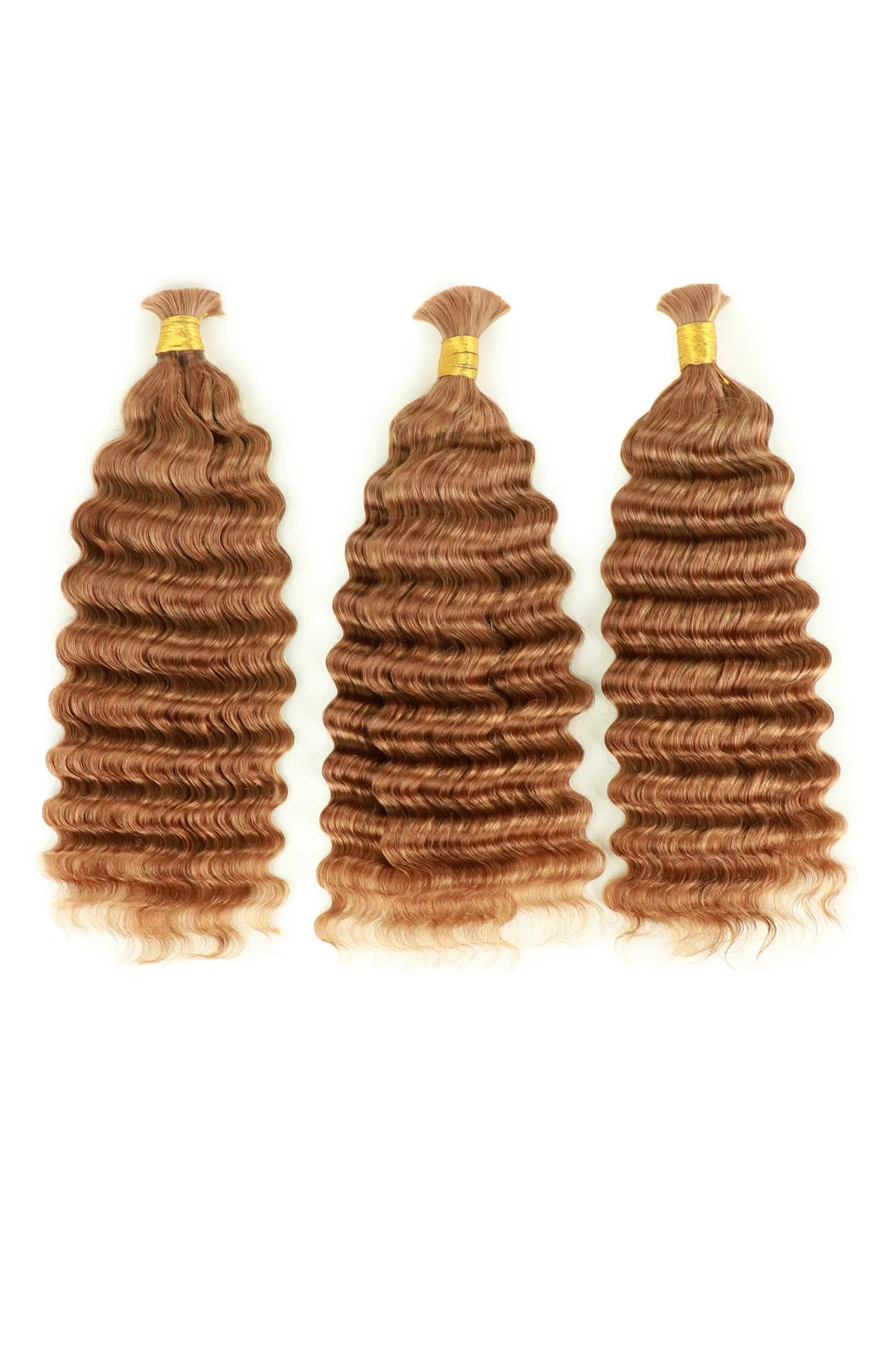 Doppelt gezogenes #30a helles Auburn-Massehaar mit tiefer Welle BU46