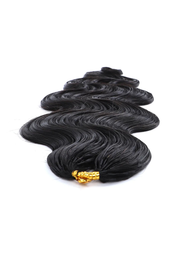 Feather Crochet Hair Extension Body Wave Human Hair  FE22 60g 1