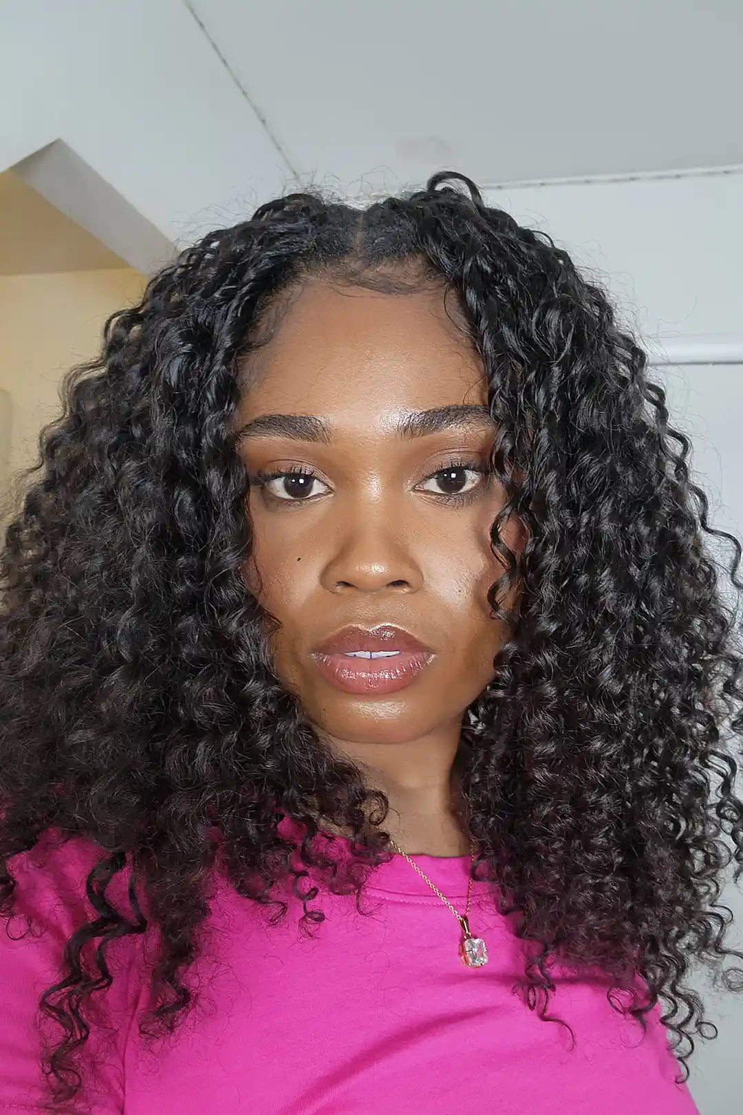 Feather crochet hair extension water wave human hair youtuber show 4