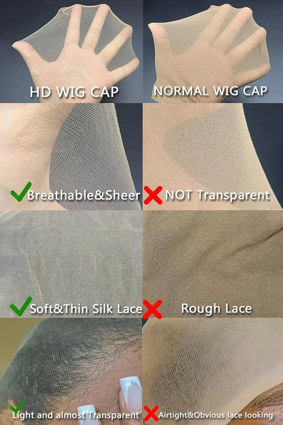 HD Wig Cap front package image