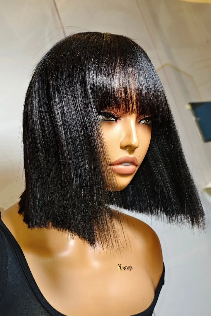 no-glue-top-lace-wigs-10-inch-yaki-bob-human-hair-straight-with-bangs