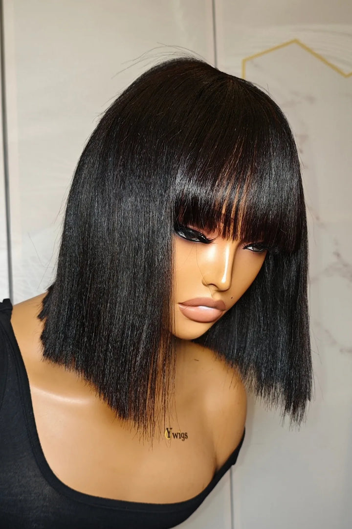 no-glue-top-lace-wigs-10-inch-yaki-bob-human-hair-straight-with-bangs