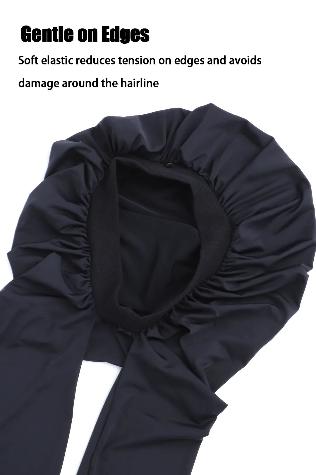 Pantyhose Sleeping Bonnet for Long Braids & Hair Elastic Satin Adjustable