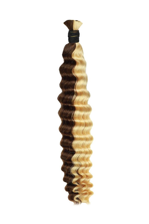 Piano Color #4/#613 Cheveux en vrac vague profonde pour tressage BU34