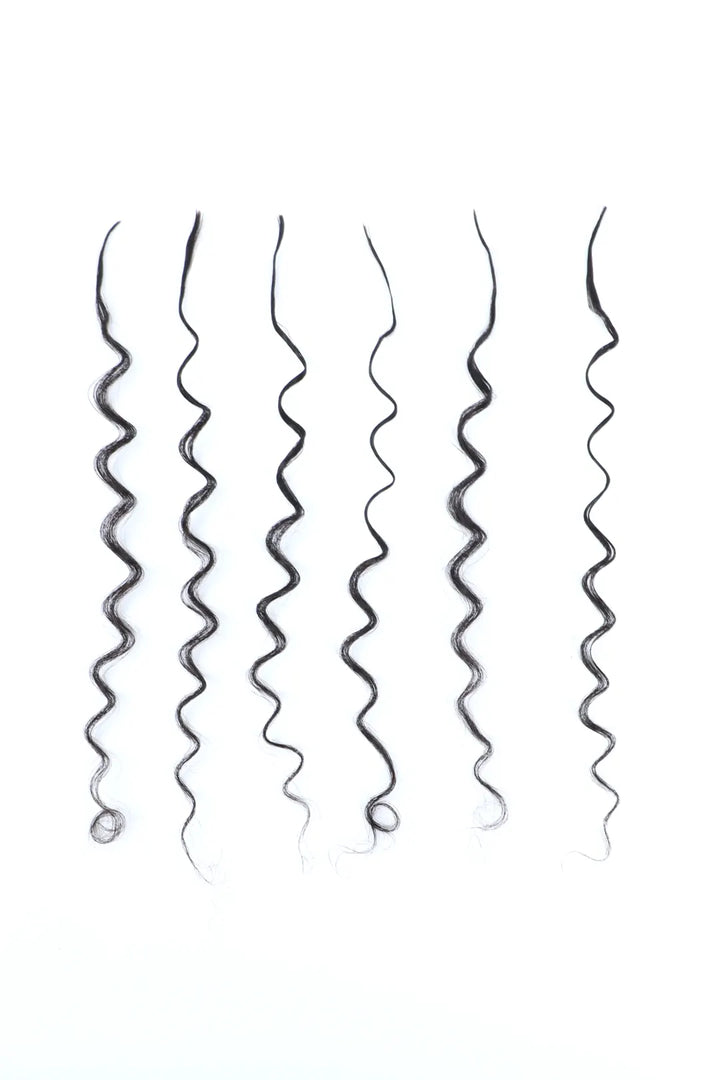 Pre-Divided Deep Wave Bulk Human Hair For Braiding Easy Split BU81