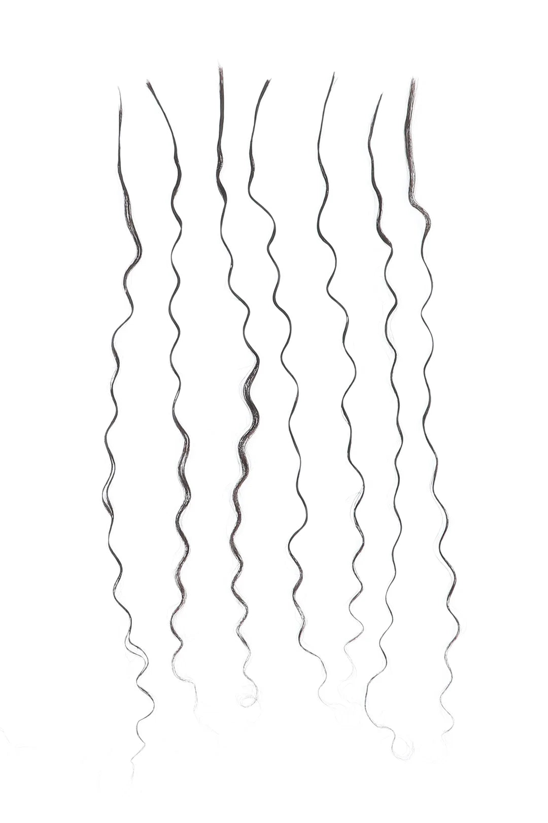 Pre-Divided Water Wave Bulk Human Hair For Braiding Easy Split 11