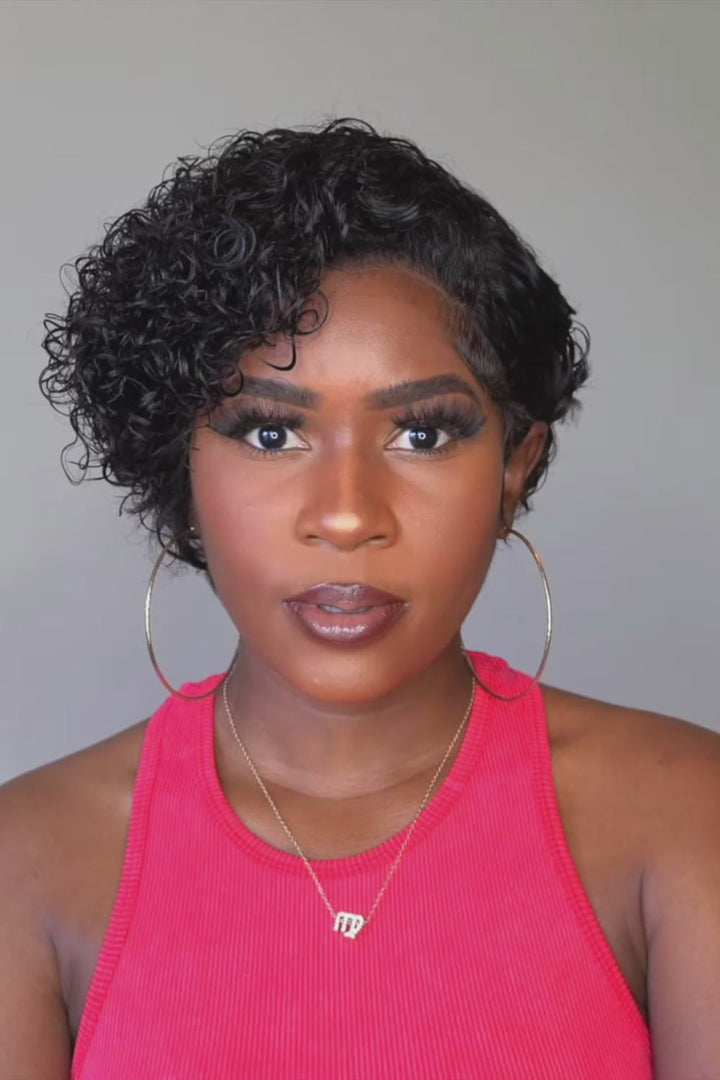 13*6 Fashion Cute Curly Pixie Bob-PB07