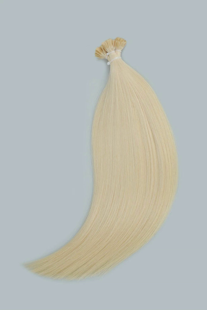 Keratin Bonded Hair Extensions | Flat-Tip | Blonde 613# Hair
