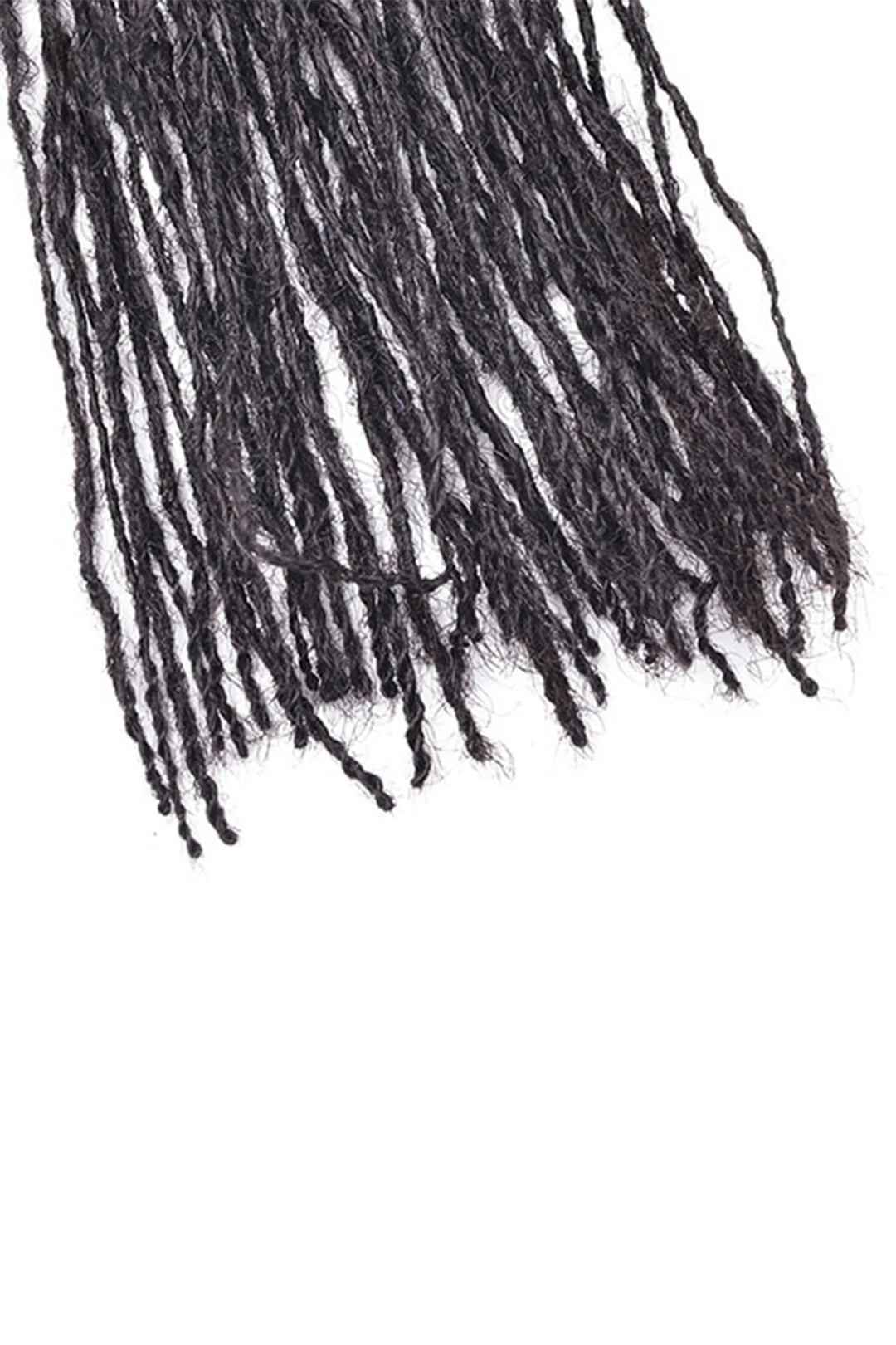 Extensions Sisterlocks 0,1 cm Cheveux Humains Afro Bouclés Noir Naturel