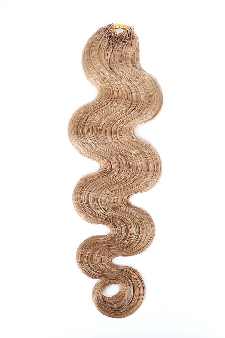 Strawberry Blonde #27 Body Wave Feather Crochet Human Hair 60g