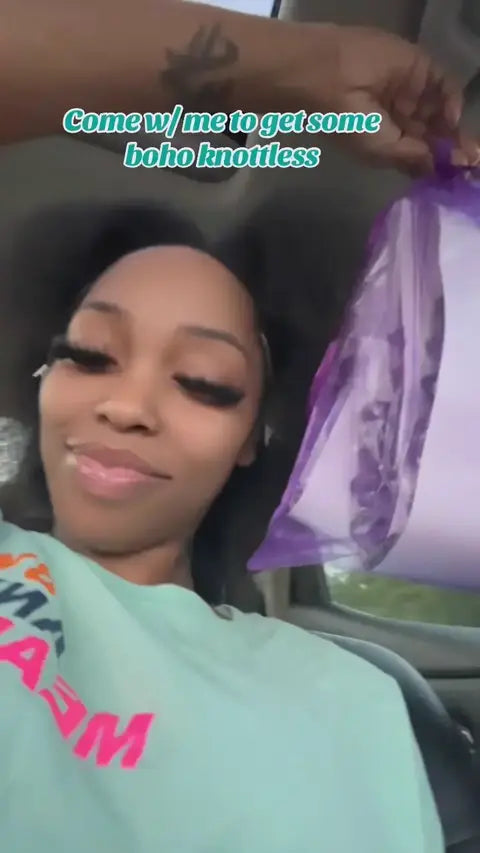 Tiktok Influencer Girlthatskayliegh Shows The Braiding Process Of DoubleDrawn DeepWave Bulk HumanHair Bu03