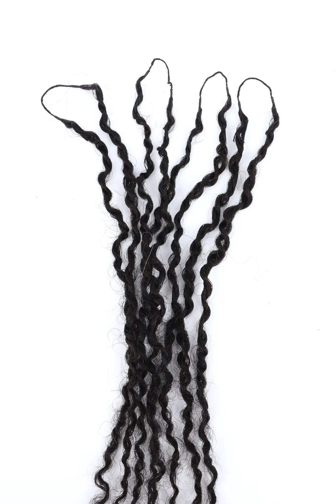 Twist Braided Feather Crochet Human Hair Extension FE36 60g