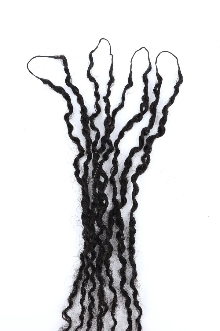 Twist Braided Feather Crochet Human Hair Extension FE36 60g