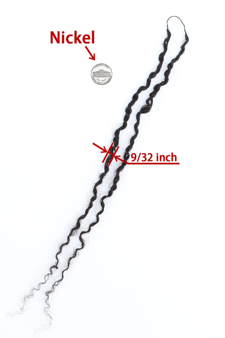 Twist Braided Feather Crochet Human Hair Extension FE36 60g