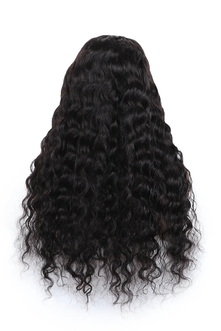 U Part Wig Loose Wave Human Hair Beginner Friendly Back