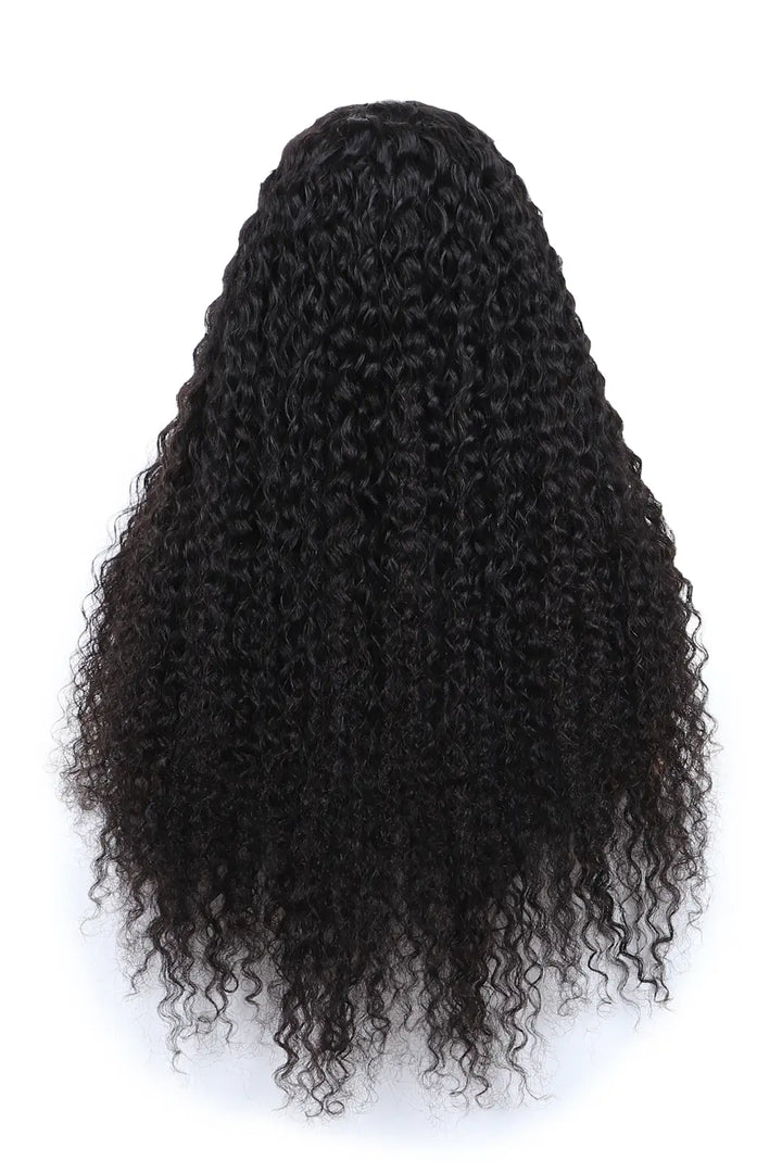 U Part Wig Deep Curly Human Hair Beginner Friendly Bsck
