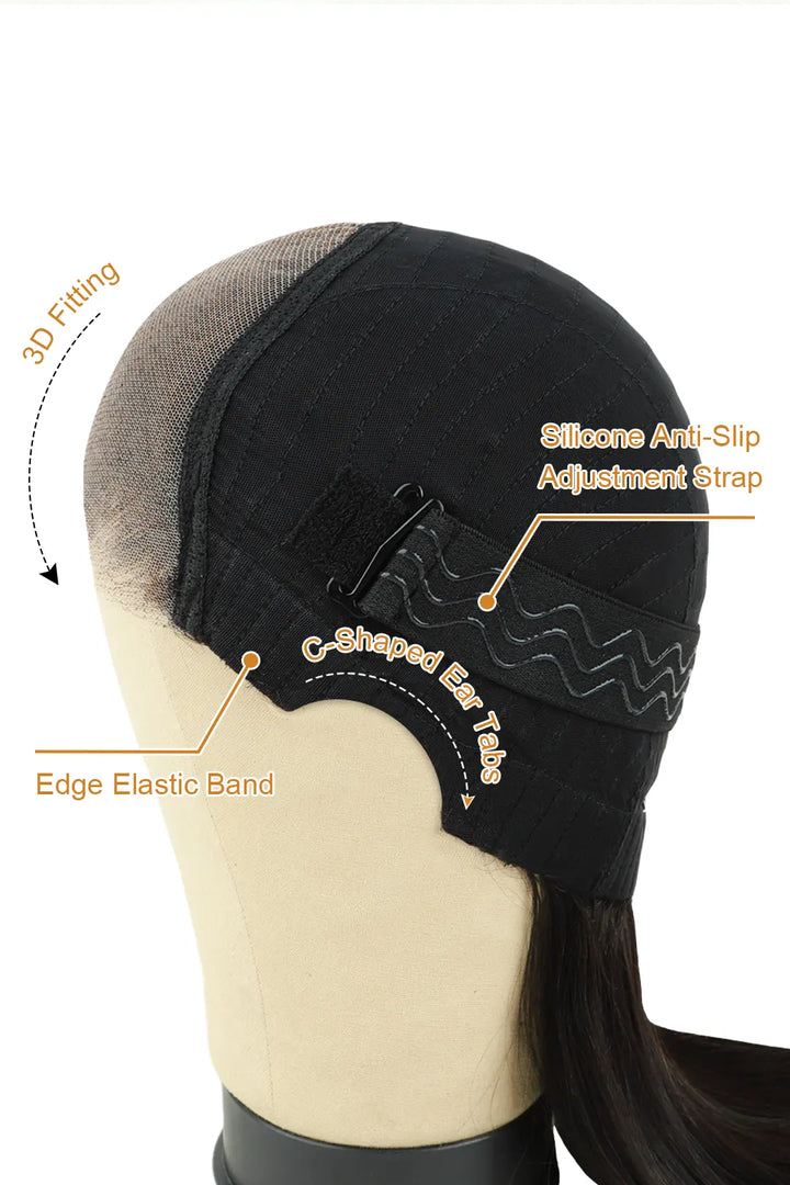 Wear and Go 6x5 Lace Frontal Wig Straight Human Hair Natural Black