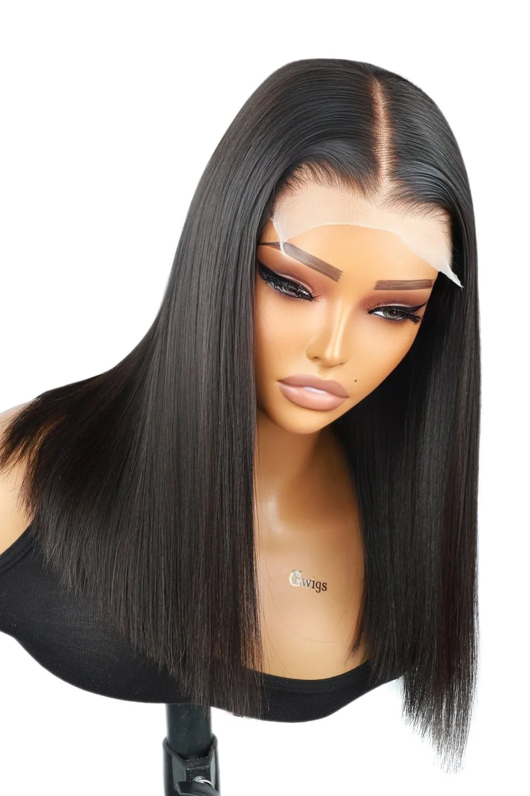 Wear and Go 6x5 Lace Frontal Wig 14 Inch Straight Bob -1
