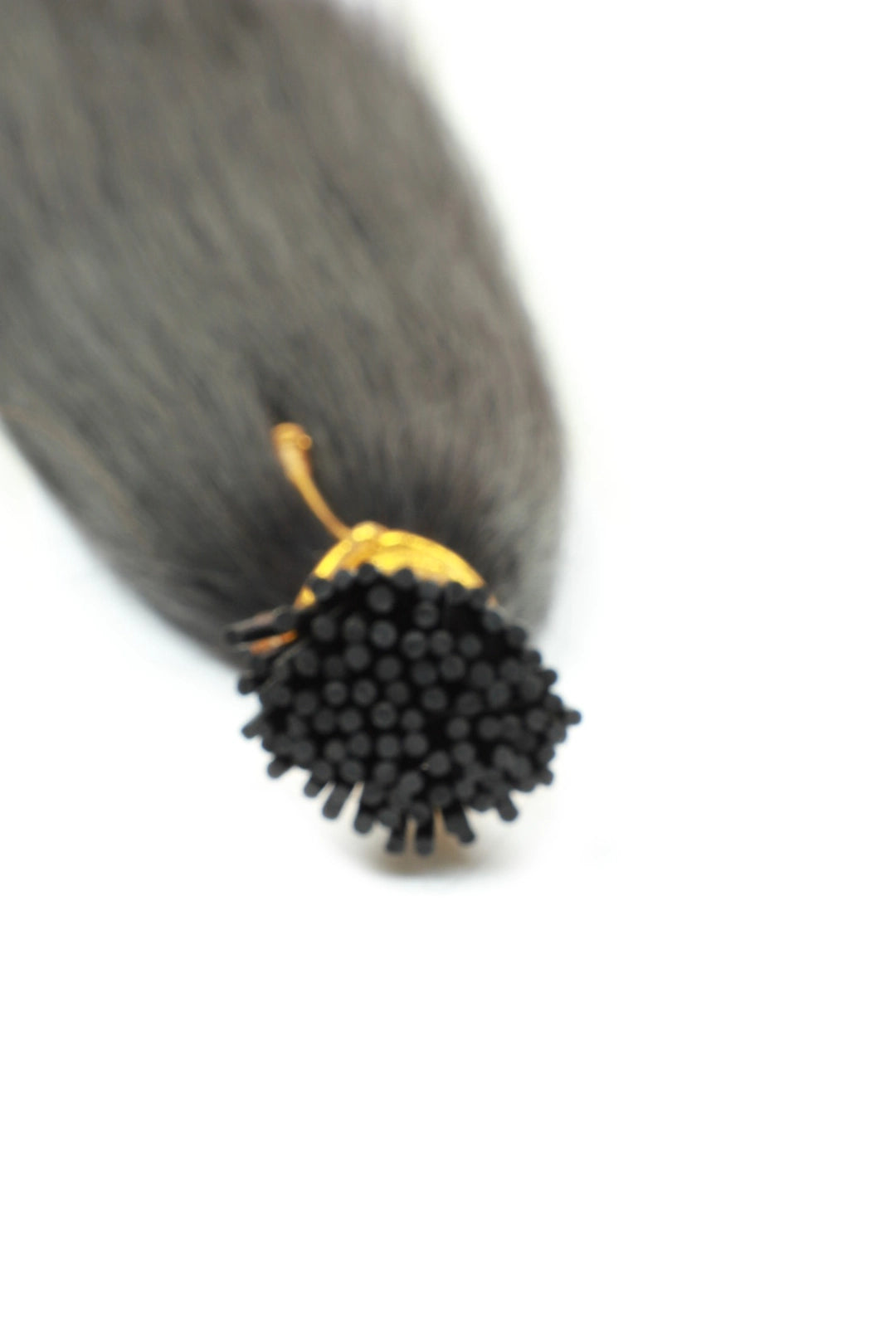 Yaki I Tip Human Hair Extensions Natural Black Remy Hair 2